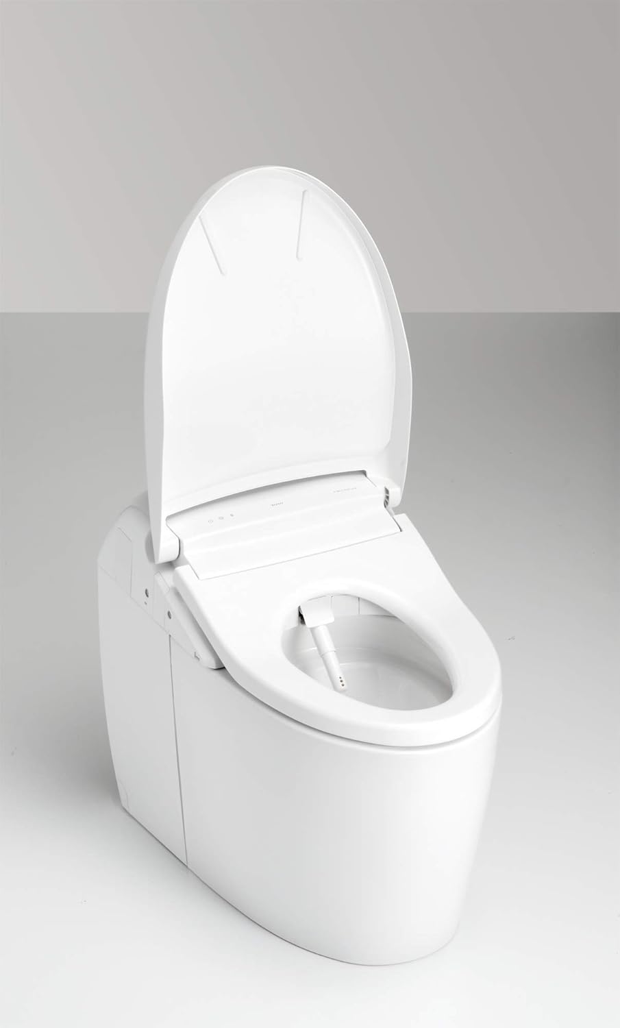 TOTO MS988CUMFG#01 NEOREST RH Dual Flush 1.0 or 0.8 GPF Toilet with Intergeated Bidet Seat and EWATER+, Cotton White