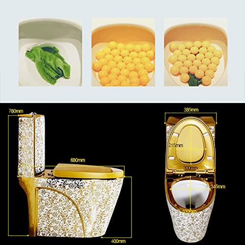 Siphonic Local Tyrant d Toilet - Dual Flush, Mute, Ceramic, Universal Height, Home & Hotel Bathroom, A-305mm/A-400mm