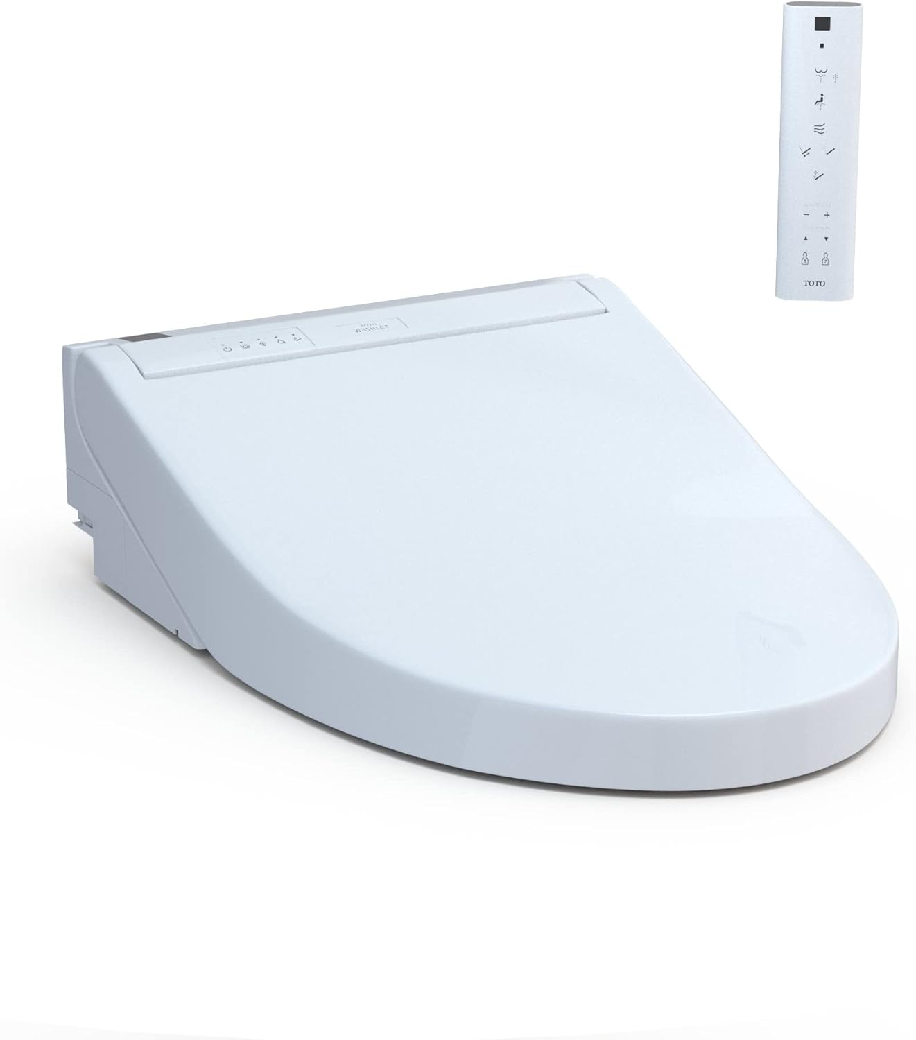 TOTO MS988CUMFG#01 NEOREST RH Dual Flush 1.0 or 0.8 GPF Toilet with Intergeated Bidet Seat and EWATER+, Cotton White
