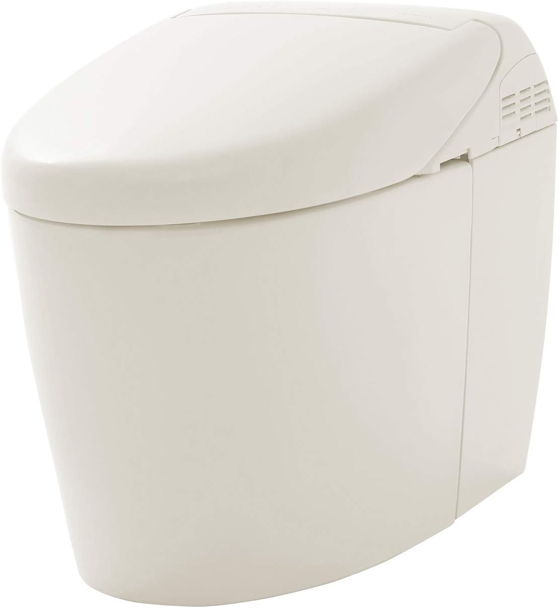 TOTO MS988CUMFG#01 NEOREST RH Dual Flush 1.0 or 0.8 GPF Toilet with Intergeated Bidet Seat and EWATER+, Cotton White