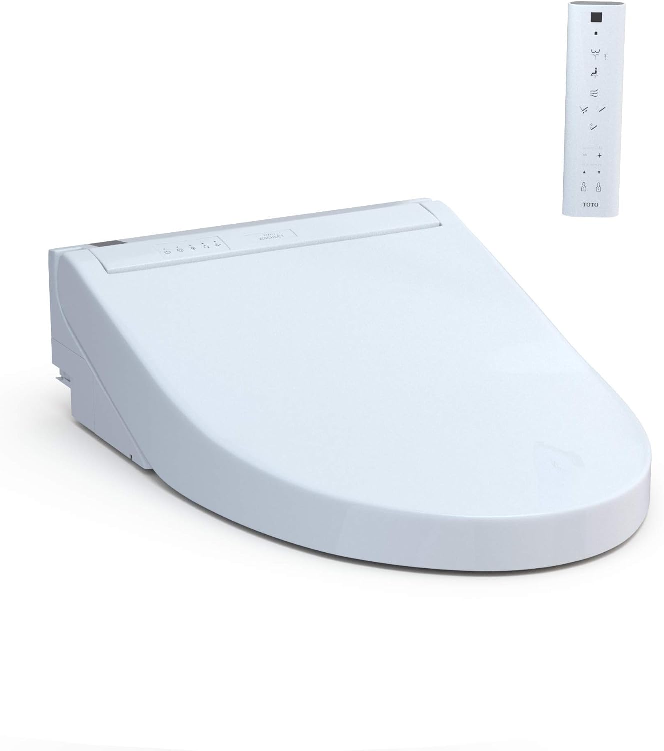 TOTO MS988CUMFG#01 NEOREST RH Dual Flush 1.0 or 0.8 GPF Toilet with Intergeated Bidet Seat and EWATER+, Cotton White
