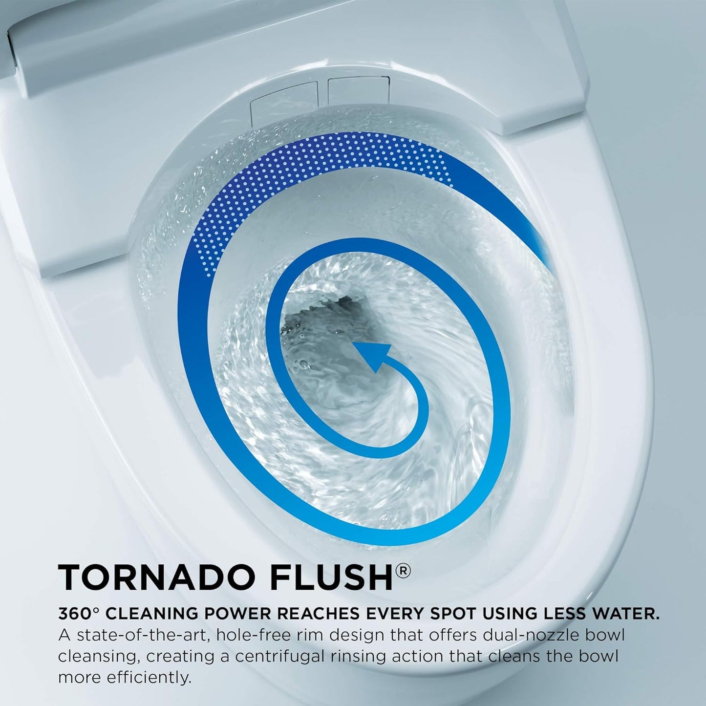 TOTO MS988CUMFG#01 NEOREST RH Dual Flush 1.0 or 0.8 GPF Toilet with Intergeated Bidet Seat and EWATER+, Cotton White