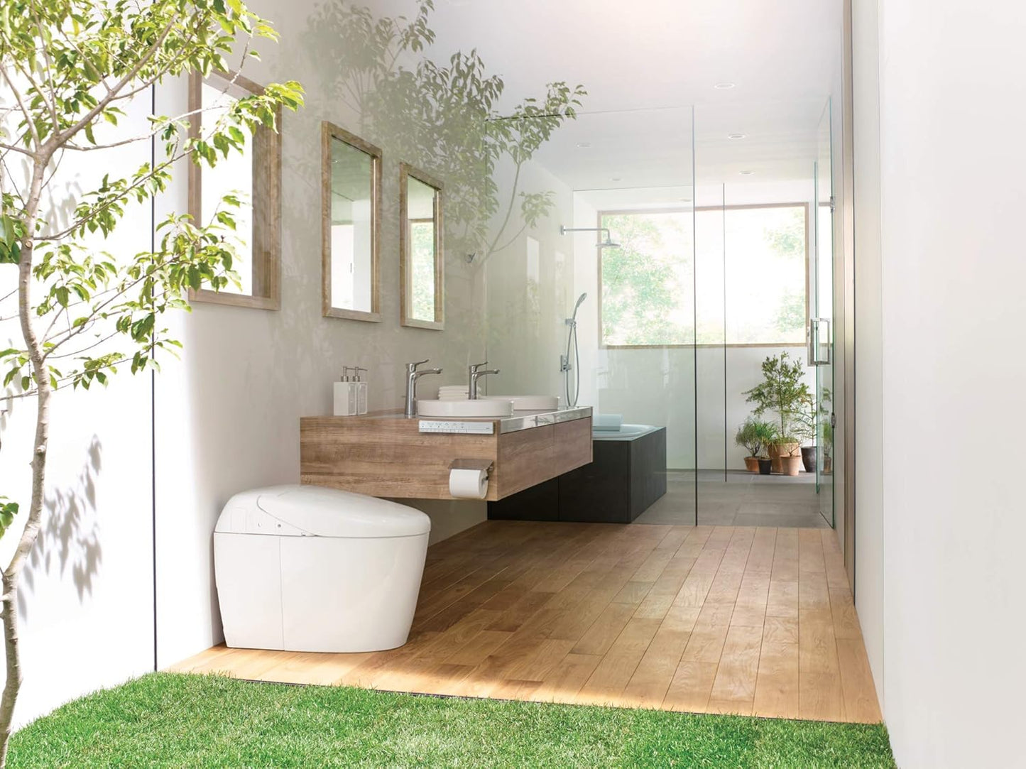 TOTO MS988CUMFG#01 NEOREST RH Dual Flush 1.0 or 0.8 GPF Toilet with Intergeated Bidet Seat and EWATER+, Cotton White