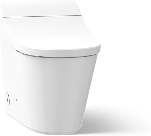 KOHLER K-29777-PA-0 Innate Smart Toilet with Bidet Built In, White, One-piece Elongated Style, Dual-flush with Integrated Personal Cleansing