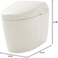 TOTO MS988CUMFG#01 NEOREST RH Dual Flush 1.0 or 0.8 GPF Toilet with Intergeated Bidet Seat and EWATER+, Cotton White