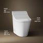 KOHLER K-29777-PA-0 Innate Smart Toilet with Bidet Built In, White, One-piece Elongated Style, Dual-flush with Integrated Personal Cleansing