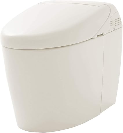 TOTO MS988CUMFG#01 NEOREST RH Dual Flush 1.0 or 0.8 GPF Toilet with Intergeated Bidet Seat and EWATER+, Cotton White