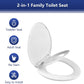 Deer Valley One Piece Toilet, DV-1F026 Elongated Toilet with Powerful Dual Flush 0.8/1.28 GPF, Soft-Close Seat, Standard Height, Easy-Clean Skirted Design, 12" Rough-In