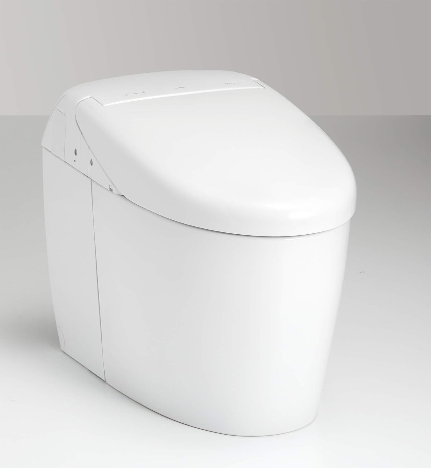 TOTO MS988CUMFG#01 NEOREST RH Dual Flush 1.0 or 0.8 GPF Toilet with Intergeated Bidet Seat and EWATER+, Cotton White