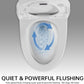 One Piece Toilet | Dual-Flush 1.1/1.6 GPF | Compact Toilet | 16" Comfort Height | Quiet Flush & Soft-Close Seat | Smart Toilet | White (White, 16‘’ seat height)