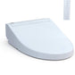 TOTO MS988CUMFG#01 NEOREST RH Dual Flush 1.0 or 0.8 GPF Toilet with Intergeated Bidet Seat and EWATER+, Cotton White