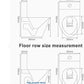 High Efficiency One Piece Toilet with Water Saving,304 Stainless Steel Commercial Toilet Bathroom Dual Flush Toilet,Toilet Bowl with Soft-Close Seat a,Gold-Floor Drainage