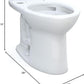 TOTO Drake Elongated TORNADO FLUSH Toilet Bowl, WASHLET+ Ready, Cotton White - C776CEGT40#01
