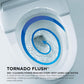 TOTO MS988CUMFG#01 NEOREST RH Dual Flush 1.0 or 0.8 GPF Toilet with Intergeated Bidet Seat and EWATER+, Cotton White