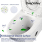 Deer Valley One Piece Toilet, DV-1F026 Elongated Toilet with Powerful Dual Flush 0.8/1.28 GPF, Soft-Close Seat, Standard Height, Easy-Clean Skirted Design, 12" Rough-In