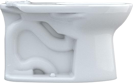 TOTO Drake Elongated TORNADO FLUSH Toilet Bowl, WASHLET+ Ready, Cotton White - C776CEGT40#01