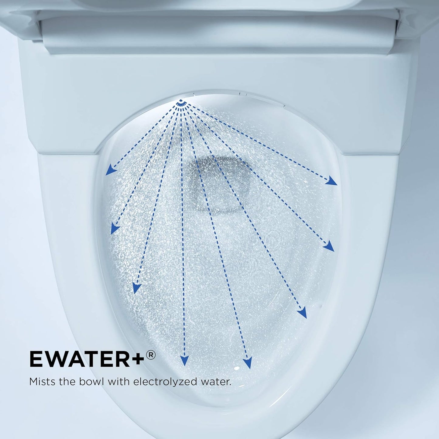 TOTO MS988CUMFG#01 NEOREST RH Dual Flush 1.0 or 0.8 GPF Toilet with Intergeated Bidet Seat and EWATER+, Cotton White